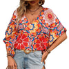 Nuova T-shirt casual da donna a maniche corte