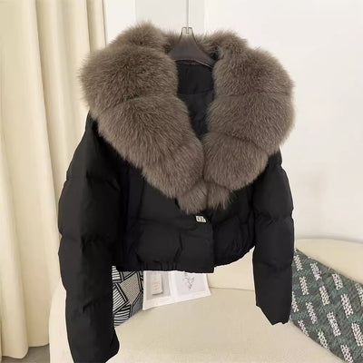 Women's Short Western Style Fashionable Warm Down Jacket