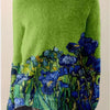 Ladies' 3D Printed Sweater Casual Loose Long Sleeved Knitted Top - A Fashionable And Comfortable Choice For Daily Wear