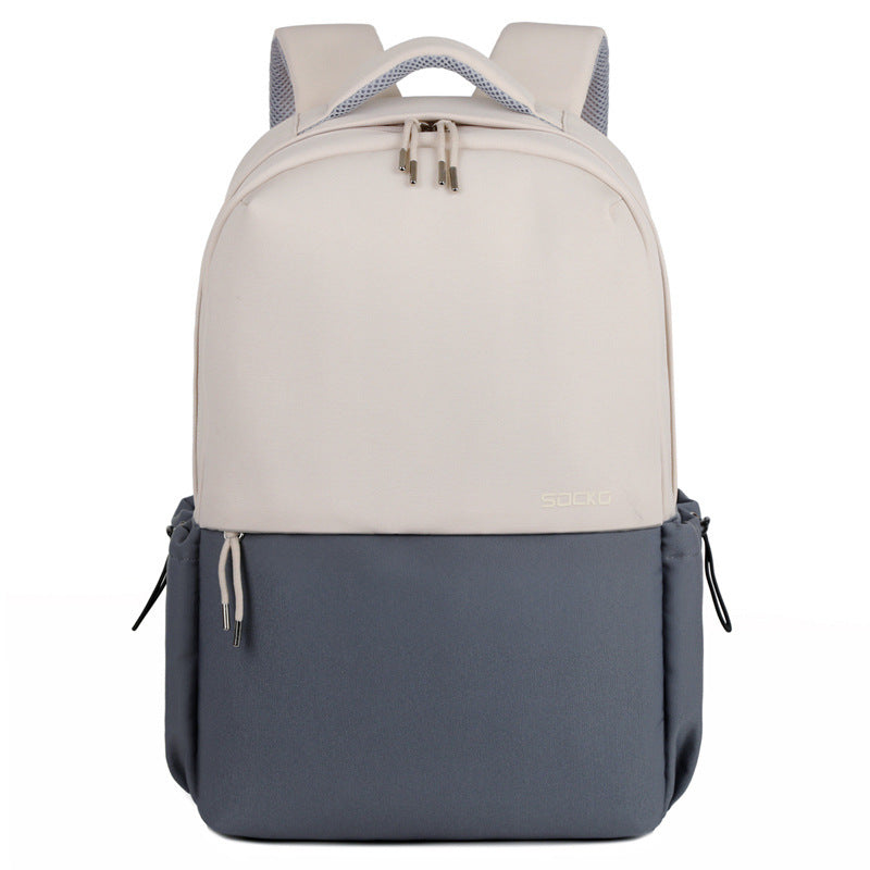 Women's Korean-style Color Matching Student Large Capacity Backpack
