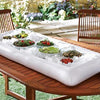 Inflatable Cooler Bar Pool Serving Drink Buffet Tray Holder Floating Ice Salad Parties Chilling Chilled Summer Table Fill Float