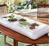 Inflatable Cooler Bar Pool Serving Drink Buffet Tray Holder Floating Ice Salad Parties Chilling Chilled Summer Table Fill Float