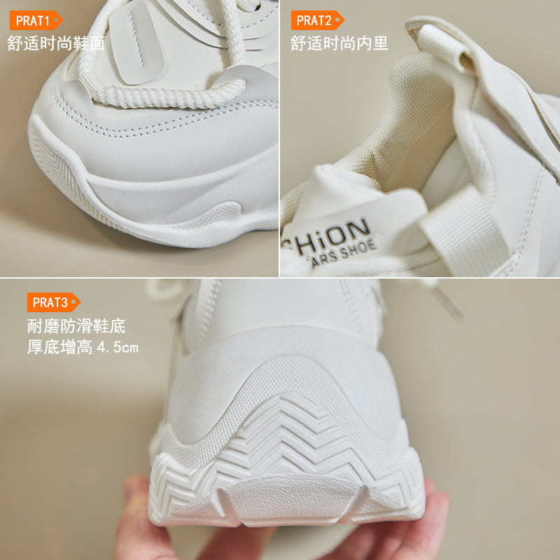 Scarpe da corsa casual con plateau e altezza crescente per studenti