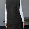 Stand Collar Sleeveless Warm Vest New Zipper Vest