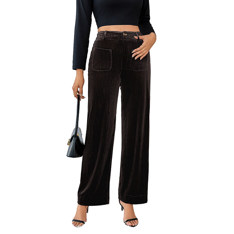 Casual Commuter Female Straight-leg Pants