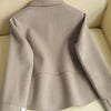 2025 New European And American Fashion Simple Women's Single Breasted High Texture Short Top