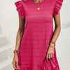 Casual And Fashionable Women's Pleated Waistband Dress