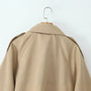 Autumn Elegant Double-breasted Mid-length Trench Coat