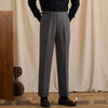 Pantaloni casual a gamba dritta a vita alta in stile italiano