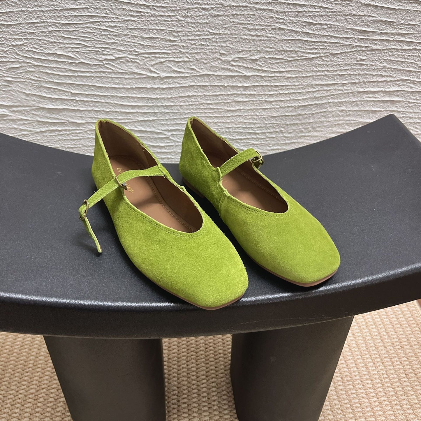 Flat Square Toe Mary Jane Pumps Women's Shoes