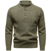 Men's Fashion British Henry Stand Collar Sweater