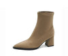 Women's Stretch Fashion Suede Pointed Martin Boots