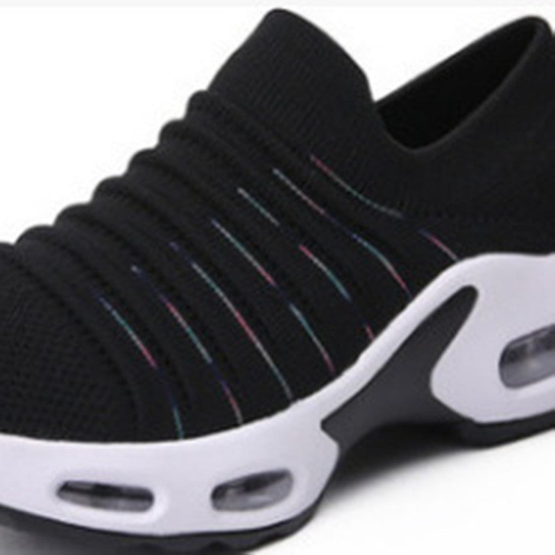 Plus Size Fly-knit Socks Shoes Women's Stretch Knitted