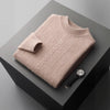 Half Collar Cashmere Sweater Men's Long Sleeve