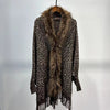 Leopard Print Leopard Print Fur Collar