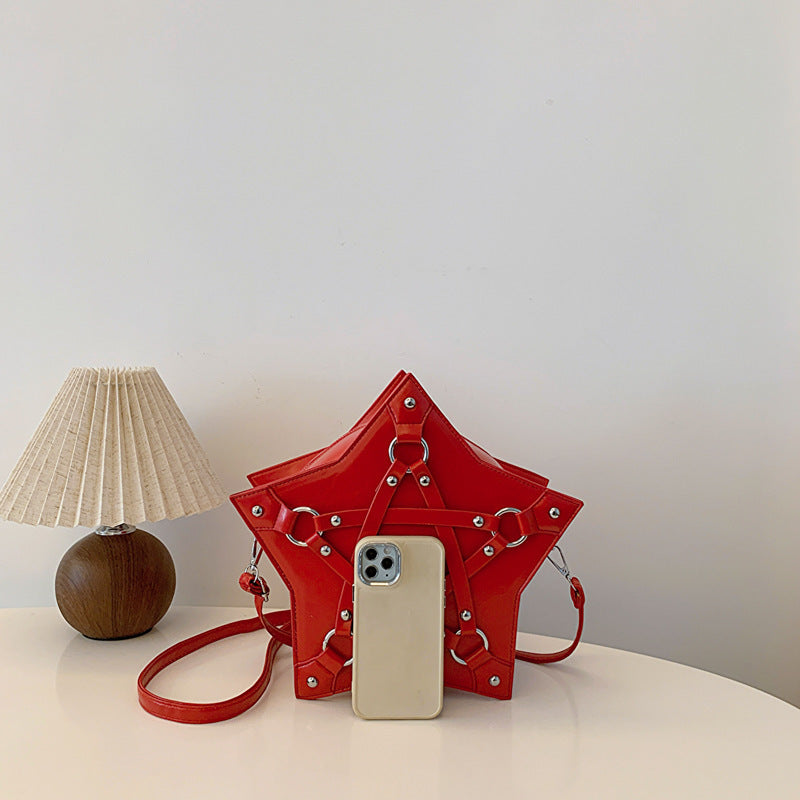 Personalized Women's Fashion Rivet Crossbody Bag