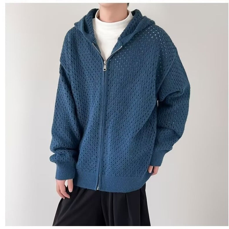 Men's Hooded Casual Breathable All-matching Sweater