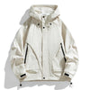 Spring And Autumn High-grade Simple Versatile Trench Coat Windproof Hood Jacket