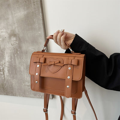 Borsa a tracolla alla moda, grande capacità, piccola borsa quadrata da donna