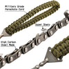 Braided Umbrella Rope Camping Survival Pocket Saw