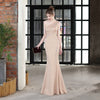 Toast Dress Sposa Lungo Monospalla Grazie Banchetto Slim Gonna a sirena