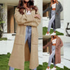 Cardigan lungo con tasche larghe e maglione cappotto