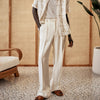 Light-luxury Draping Summer Men's Linen-cotton Casual Trousersnew Style