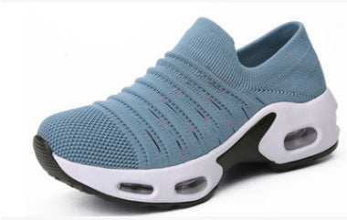 Plus Size Fly-knit Socks Shoes Women's Stretch Knitted