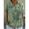 Pullover da donna a maniche corte stampato