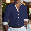 Korean Style Trendy Business Casual Simple Style Shirt