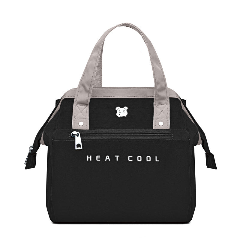 Nuova borsa cosmetica portatile spessa e di grande capacità, alla moda, giapponese