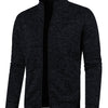 Men's Long Zipper Light Fleece Jacket Plus Size