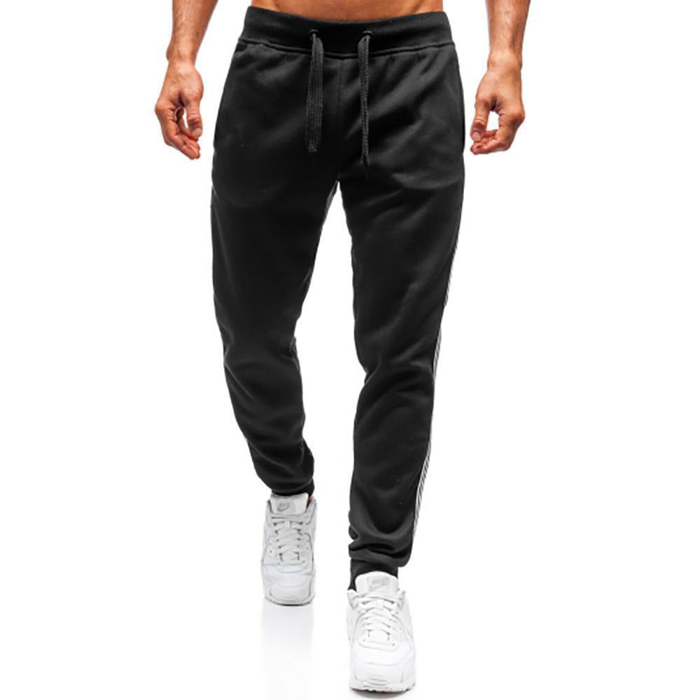 Pantaloni casual estivi da uomo larghi con cuciture oblique