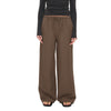 Women's Waist Drawstring Straight-leg Trousers Casual Pants
