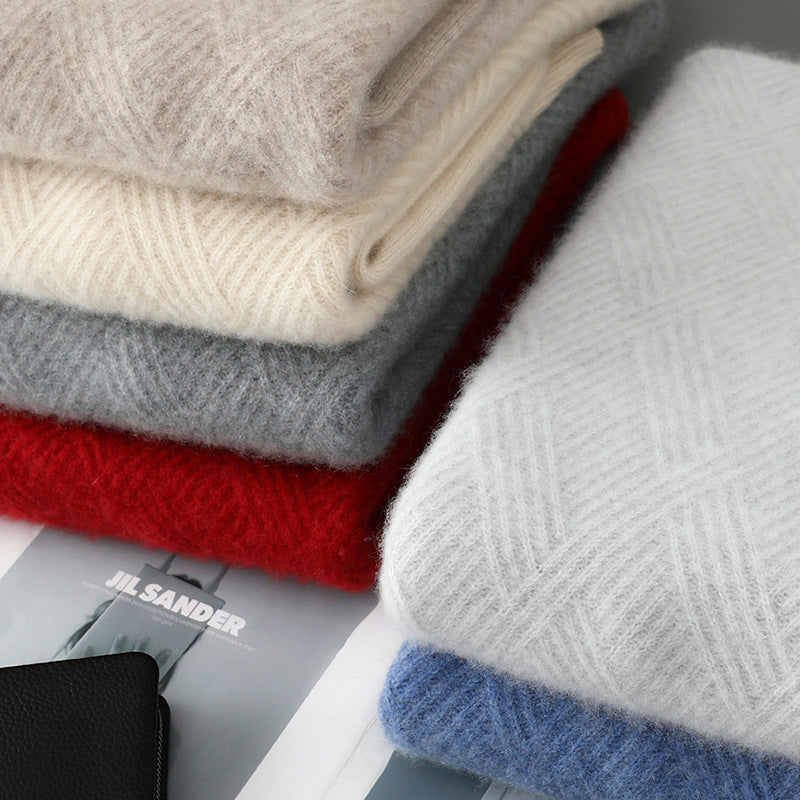 Half Turtleneck Zipper Design Pure Wool Knit Bottoming Shirt