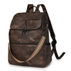 Retro College Students' Backpack Trendy High Sense Bag