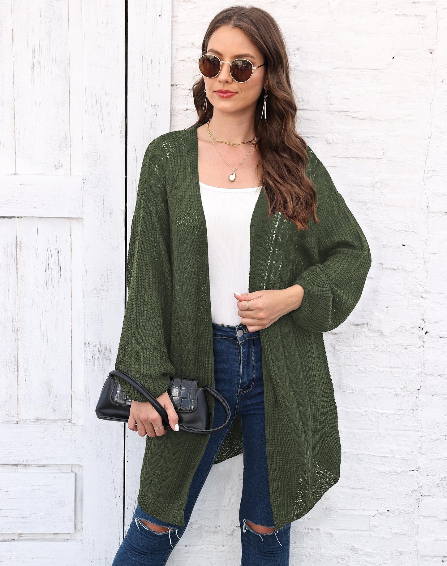 Women's Fashion Loose Casual Sweater Coat