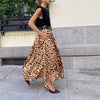Women's All-match Leopard Print Elegant Big Hem Skirt