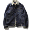 Winter Men's Fleece Casual Denim Jacket