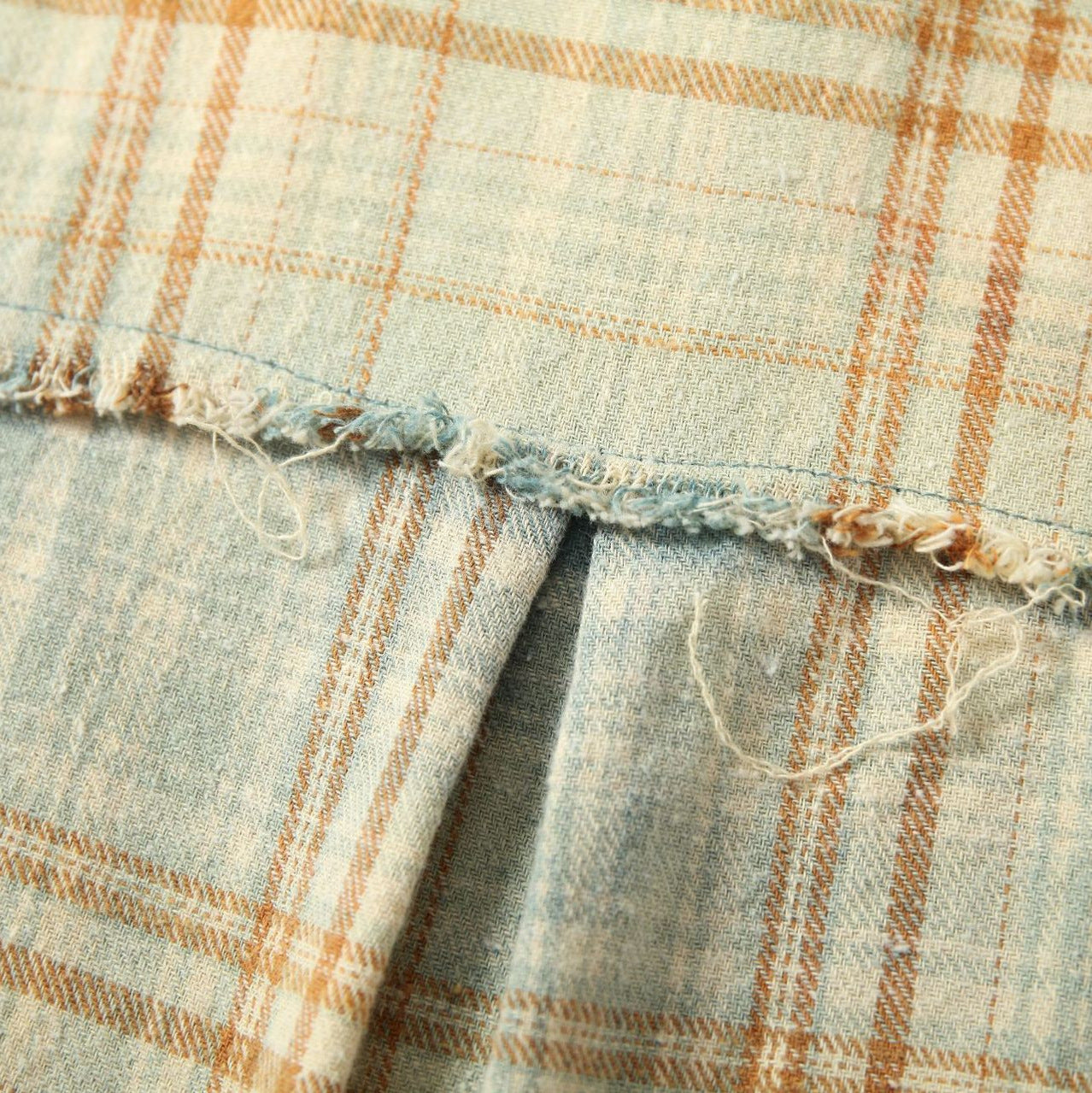 Autumn Retro Wash Stitching Long-sleeved Shirt