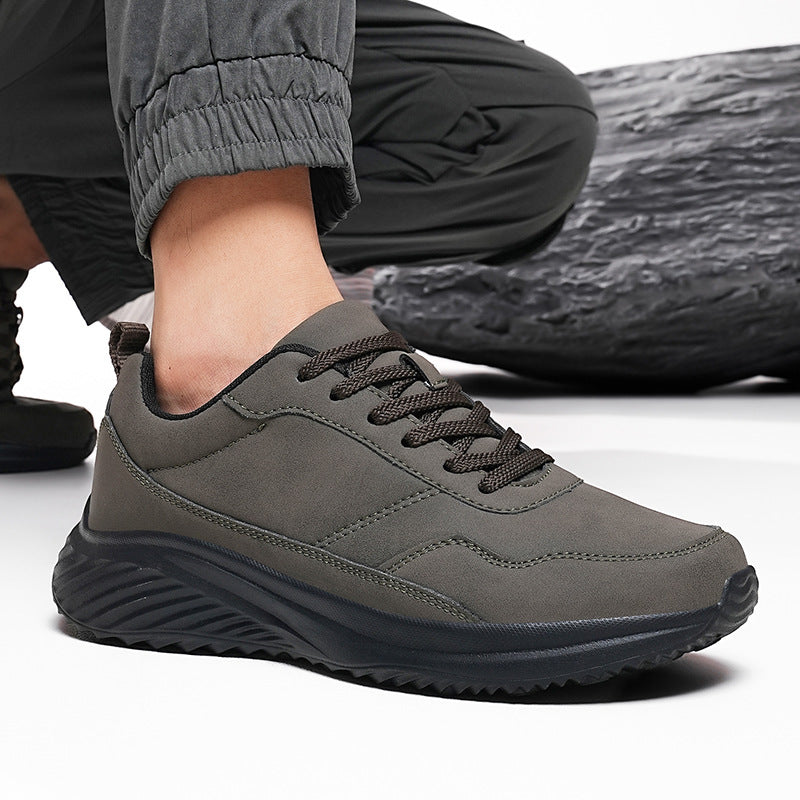 Black Autumn Soft Bottom Casual Running Shoes