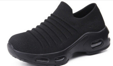 Plus Size Fly-knit Socks Shoes Women's Stretch Knitted