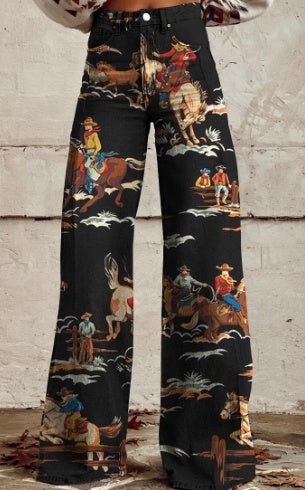 Women's Casual Pants Thin Imitation Jeans