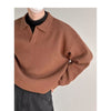 Men's Solid Color Loose Long Sleeves