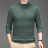 Spring And Autumn Casual Half Turtleneck Solid Color Sweater