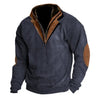 Warm And Loose Outdoor Breathable Stand Collar Men's Sweater