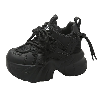 Scarpe da papà piccole, popolari e casual, con suola spessa, da donna