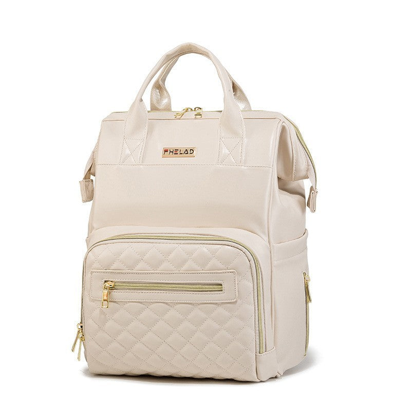 Zaino portatile alla moda, impermeabile e multiuso, tinta unita