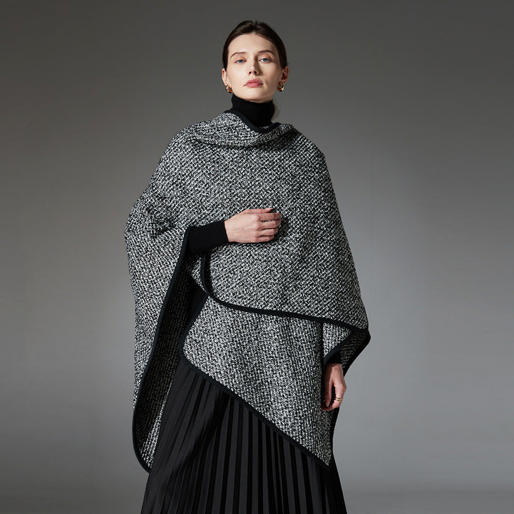 Women's Circle Yarn Wool Shawl