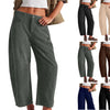 European And American Corduroy Loose Straight Trousers Women